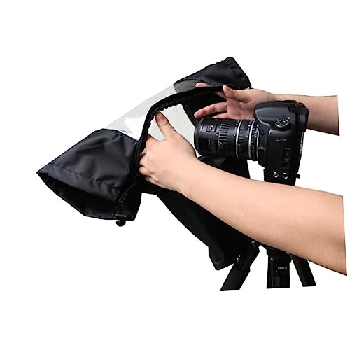 Funda de lluvia para cámara con ventana de PVC transparente impermeable 4