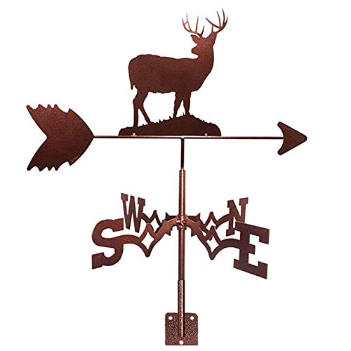 Sweet taize Deer Metal Weathervane Cast Iron Weather Vane with
