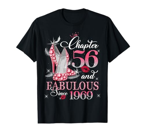 Womens Chapter 56 Fabulous Since 1969 56 years old Birthday Camiseta