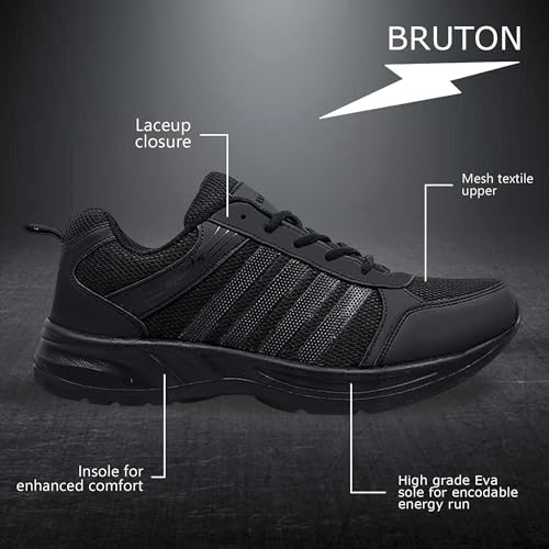 Image of BRUTON 842 EVA Lite Sneakers Casual Shoes Walking Shoes for Men-Black
