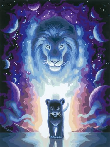 Peinture par numéros CréArt : Lion Ravensburger Jeux France - vue 4