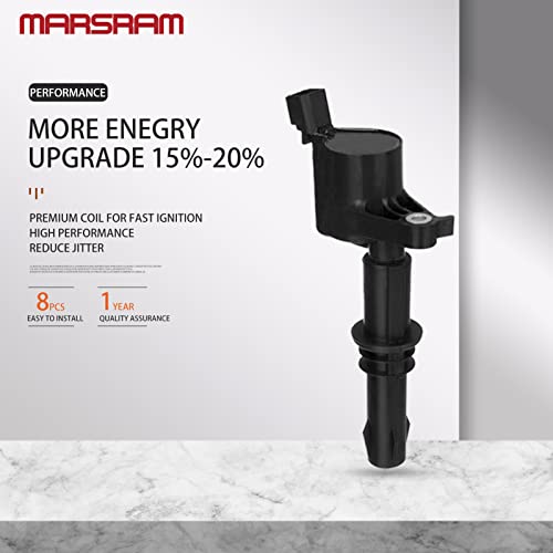 Ignition Coil Pack Set Of 8 Compatible With 2004 2005 2006 2007 2008 Ford F150 Expedition Explorer F350 F250 F450 Super Duty Mustang 5.4L 4.6L Lincoln Navigator Mark Lt 6.8L V8 V10 For Fd508 Dg511 #TOP1