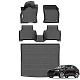 Wailtnb- Floor Mats & Cargo Mats Set Fit Audi Q3 2019-2024 All Weather Floor Liners for Audi Q3 Car Mat Liner Trunk Liner Accessories for 2023 Audi Q3