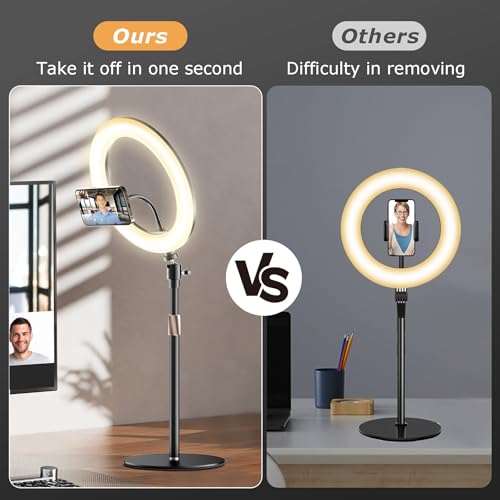 Éclairage ordinateur portable pour visioconférence et réunions zoom à la maison