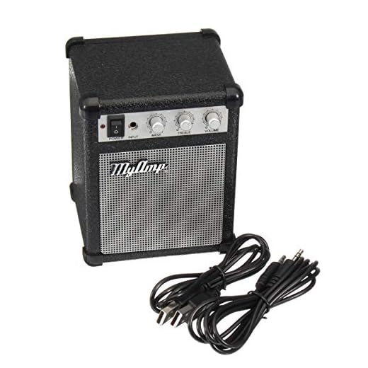 4" Micro Portable 5-watt Battery Powered Guitar Amp Amplifier 4 ohms w/USB