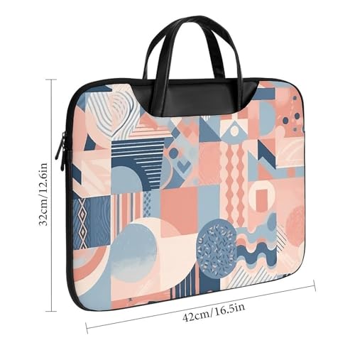 Bolsa para Laptop 17 Pulgadas Impermeable Estilo Patchwork miniatura 2