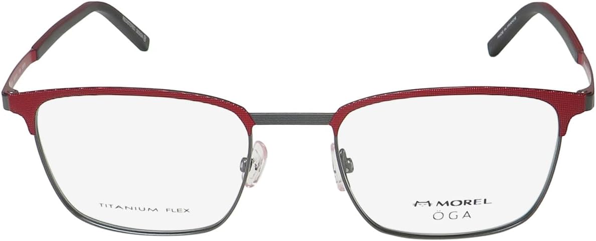 MOREL Oga 10182o Titanium Flex Metal Hot Eyeglass Frame/Eyewear Masculine Design