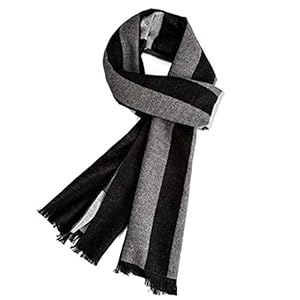 Warm Winter Scarf Men,EONPOW Mens Autumn Plaid Scarves