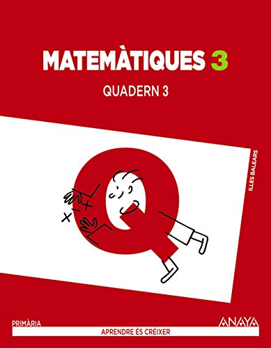 Portada de Matemàtiques 3. Quadern 3.