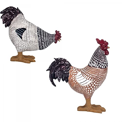 Rocking Gifts Set Figura Decorativa Gallo Gallina