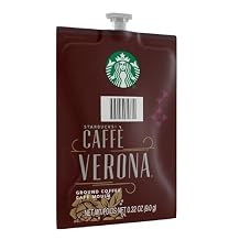 Starbucks Caffe Verona Dark Roast Coffee Fresh Pack for Flavia Brewers Pack of 76 Fresh Packs