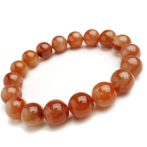 Bracelet quartz rutilé rouge 11mm contre la monotonie du style