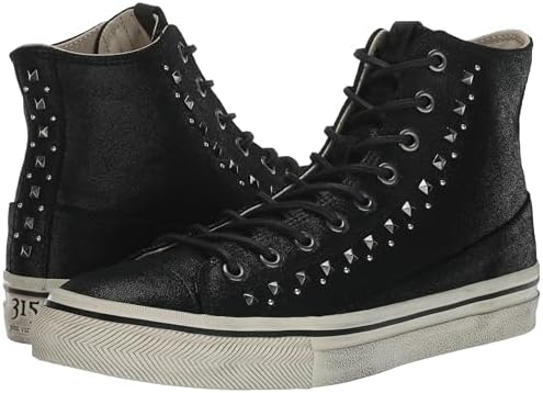 John Varvatos Men's Vulc Multi Stud Sneaker, Black, 10 | Image 6