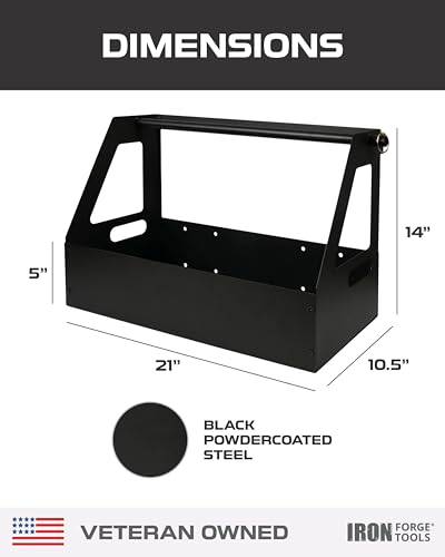 Image of Iron Forge Tools Race Fuel Jug Gas Can holder for Trailer, Compatible with VP Racing Fuel Jugs 5.5 gallon, Locking Gas Can Storage Rack with Universal Mount Hardware