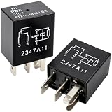 Relay 8T2T-14B192-BA (Set of 2), 30A 12VDC 5Pins Automotive Relay - Reliable OEM Replacement, Compatible for Select Ford Vehicles