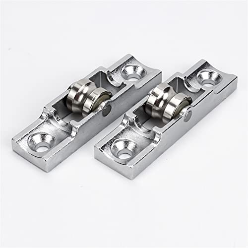 Poulie de porte coulissante zinc avec roulement à billes de type U et galet de guidage