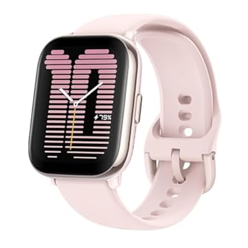 Relógio inteligente Amazfit Active 42 mm A2211, GPS, Amazon Alexa integrado, Bluetooth, bateria de 14 dias, mais de 120 modos esportivos, Android e iPhone (Pink)