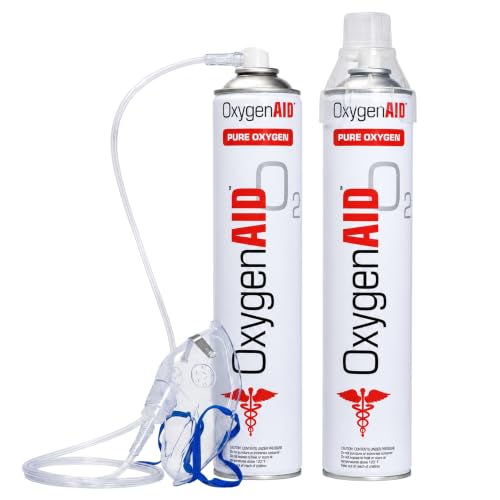 Extra Tall Oxygen Canisters 2 Pack