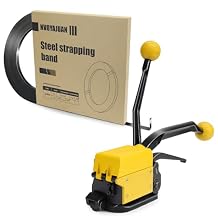 Steel Strapping Machine A333 and 3/4" x .020" x 300 Black Steel Strapping Coil