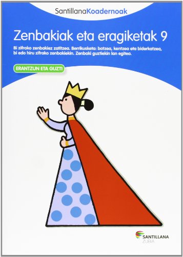 Portada de Koadernoa 9 Zenbakiak Eta Eragiketak Euskara Ed 13