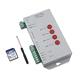 Aidilite T1000S LED RGB Dream Color Pixel Controller Programmable with SD Card DC5V DC 7.5 - 24V for...