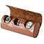 Light Brown 2 Slot Watch and 1 Slot Cufflink box