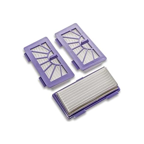 vhbw 3x HEPA Filter kompatibel mit Vorwerk Kobold VR100 & Neato XV-11, XV-12, XV-15, XV-21, XV-25, XV Essential Staubsauger Cover