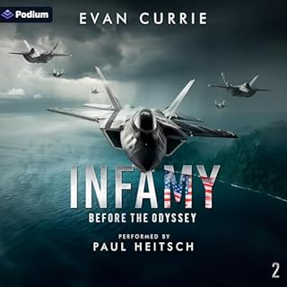 Infamy Audiolibro Por Evan Currie arte de portada