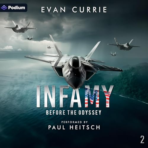 Infamy Audiolibro Por Evan Currie arte de portada