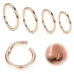 5pcs-Rose Gold-6/7/8/10/12mm