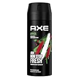 Axe Bodyspray Africa Deo ohne Aluminium bekämpft geruchsbildende Bakterien und unangenehme Gerüche 150 ml 1 Stück