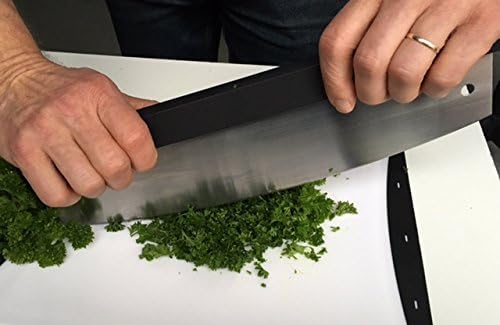 Checkered Chef Premium Pizza Cutter Rocker Blade with Protective Cover. Heavy Duty Stainless Steel with Premium Comfort Grip Handle. Dishwasher Safe.