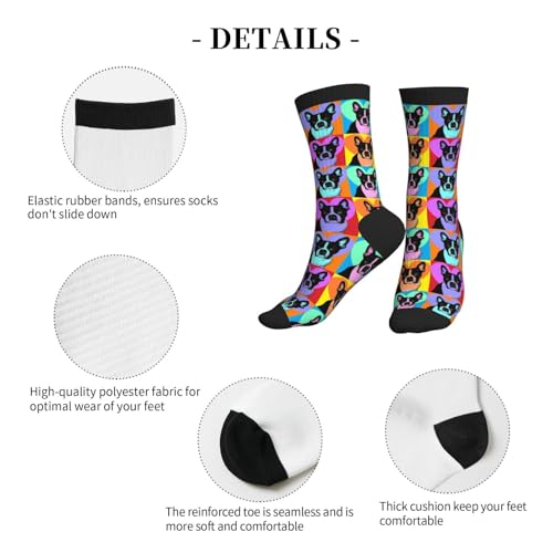 Image of MOLIAN Athletic Crew Cushion Socks Unisex Breathable Mid-Calf Socks for Running Workout