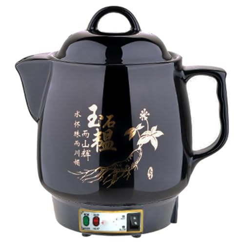 Elektrischer Herd für Heilpflanzen, 4 l, automatischer Kochtopf für chinesische Medizin, mit Timer und Warmhaltefunktion, Schutz gegen Trockenkochen und Überhitzung