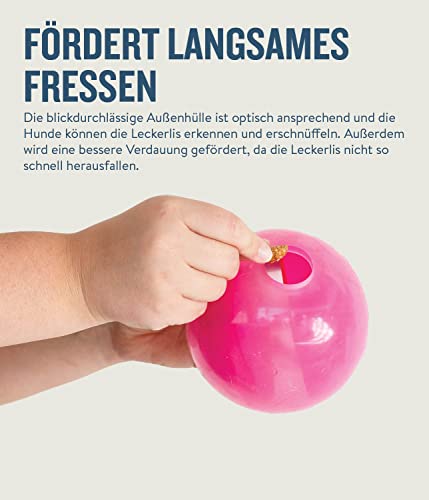 Planet Dog Orbee-Tuff Mazee - Intelligenzspielzeug für Hunde - interaktiver Snackball - Pink