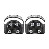 Gralara Da Arrampicata Su Ghiaccio con Chiodi in Acciaio, Da Neve, Scarponi Da Neve Leggeri, Copriscarpe, Da Ghiaccio, Da Neve, M 4 Studs