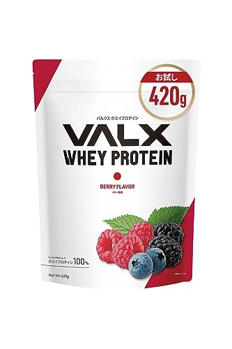 VALX バルクス ホエイ プロテイン ベリー風味 Produced by 山本義徳 420g お試し 国内製造