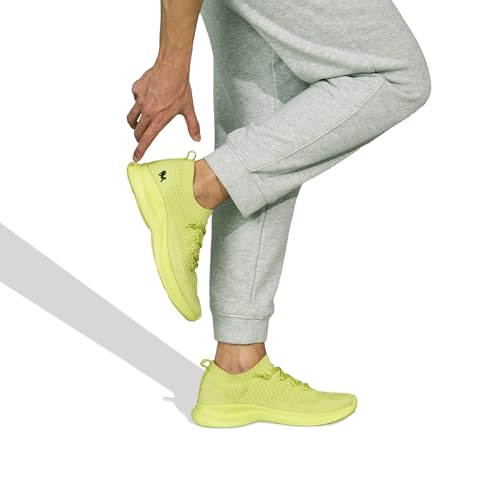 Image of Neeman's Knit Gliders Men Sneakers | Stylish Casual Shoes for Men with Airknit Breathable Upper | Anti-Skid EVA Sole Footwear | Lightweight Lace-Up Sneaker