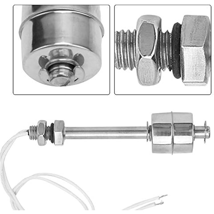 Liquid Level Sensor,0~220V Stainless Steel Liquid Water Level Switch,for Pool Can 100mm