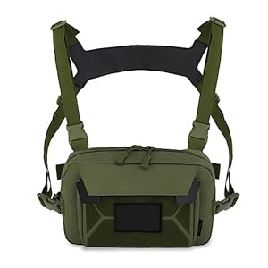 ACEXIER Taktische Molle Brusttasche Grün