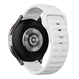 [SQHYWJ] スマートウォッチ 用シリコン腕時計ベルト20mm/22mm 防水 防汗 ソフトで快適 腕時計ベルト時計バンド （ホワイト 22mm）