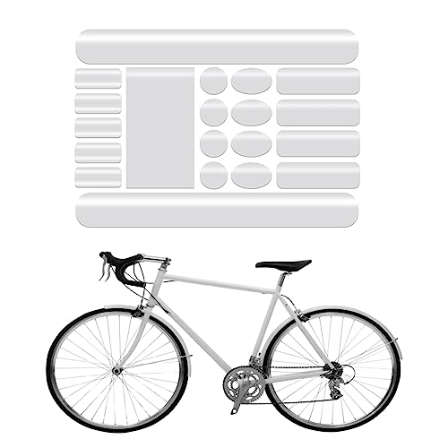 1pcs Bicycle Frame Protection Film Bike Chainstay Protector, Sticking Anti-rub And Scratch Paint Protection Film, Front Fork Bikes Decal Sticker for Mountain, Road Bikes, Bicycle Protection Tape