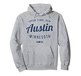 Photo Gallery souvenir vintage retrò austin minnesota mn austin felpa con cappuccio Photo Gallery souvenir vintage retrò austin minnesota mn austin felpa con cappuccio