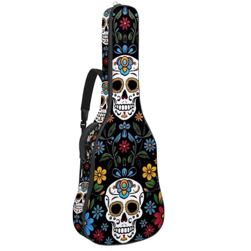 Sac de transport pour guitare basse en tissu Oxford imperméable avec éponge épaisse