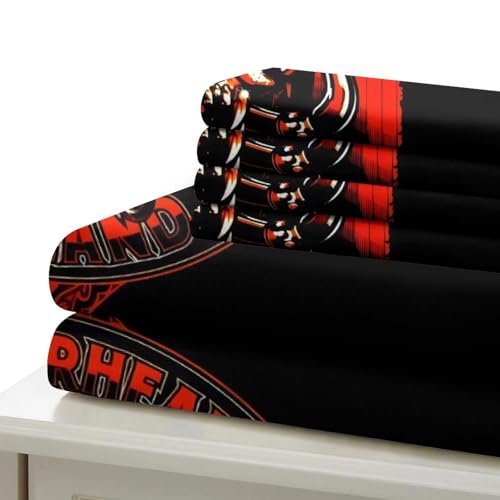 Parure de lit fermeture éclair résistante motif crâne 3D - 7