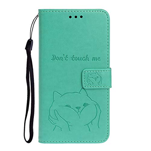 Lomogo Leather Wallet Case for iPhone 6S / iPhone 6 with Stand Feature Card Holder Magnetic Closure, Shockproof Flip Case Cover for Apple iPhone6S / iPhone6 - LOXCH010008 Green