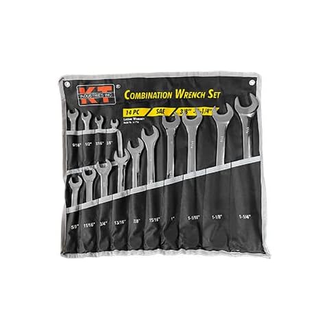 K-T Industries 4-1714 14 Pc Combination Wrench Set Cover