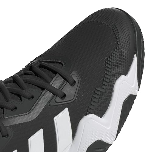 adidas Men's Solematch Control 2 Tennis, Black/White/Silver Metallic, 11.5 by adidas - Used condition - Image 6