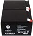 SPS Brand 12V 12Ah Replacement Battery for Hoveround Activa Wheelchair SLA Replacement 12V 12AH (2 Pack)