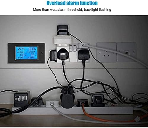 100A/22000W LCD Panel Digital Meter , Electrical Multimeters Power Meter Voltage Current KWH Watt Monitor AC80~260V